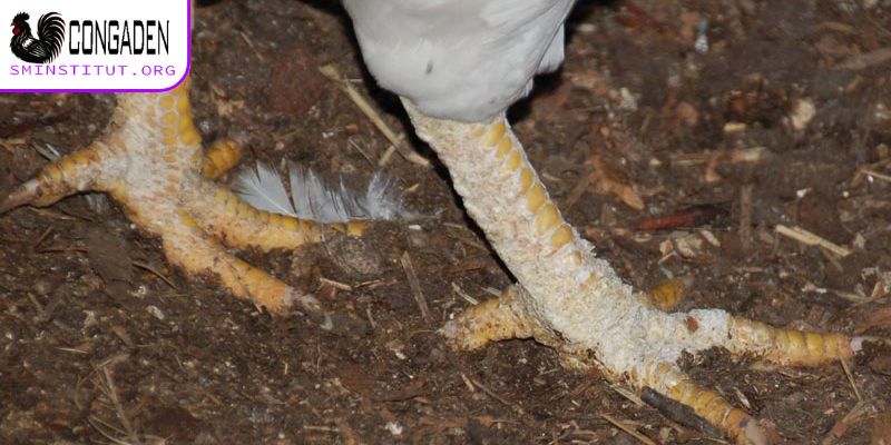 Gà bị sưng khớp chân